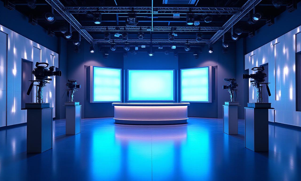 Professionele nieuwsstudio in Hilvarenbeek